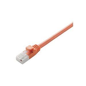 （まとめ）エレコムCat5e対応ツメ折れ防止LANケーブル オレンジ 1m LD-CTT/DR1/RS 1本〔×20セット〕