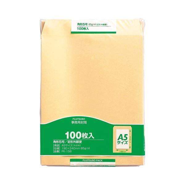 （まとめ） マルアイ 事務用封筒 PK-158 角5 100枚〔×10セット〕