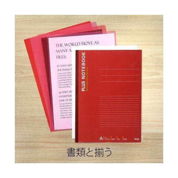 (まとめ）プラス ノートブック NO-204AS A4 A罫 10冊〔×5セット〕の画像