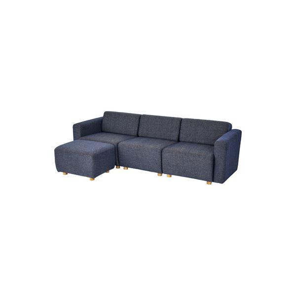 【新品】【ネイビー】ソファ チェア 一人掛けソファ リビングチェア ソファー パーソナルチェア 幅65cm 1人掛け ネイビー 木製フレーム 脚