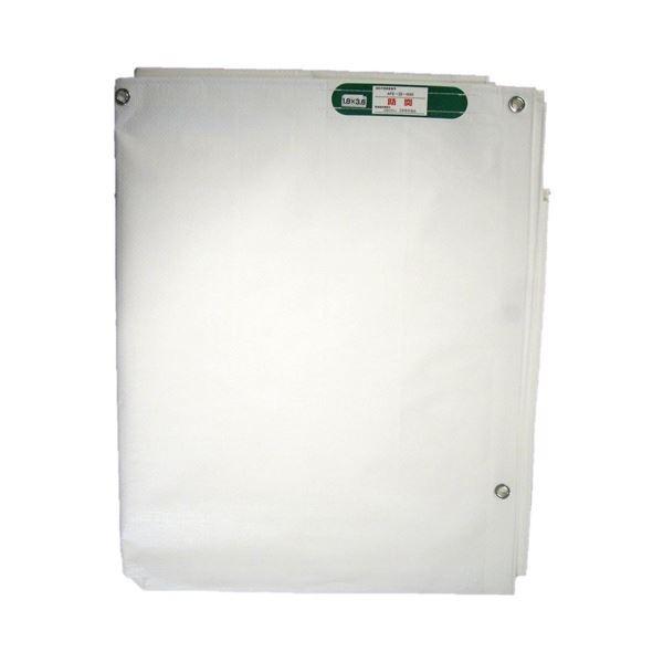 （まとめ）萩原工業 PE防炎シート 1.8m×3.6m〔×10セット〕