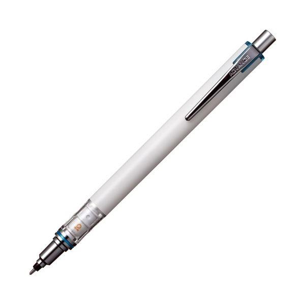 （まとめ）三菱鉛筆 クルトガアドバンス0.5 ホワイト M55591P.1〔×50セット〕
