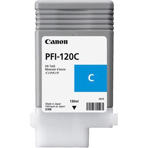 （まとめ）〔純正品〕CANON 2886C001 PFI-120C インクタンク シアン〔×5セット〕