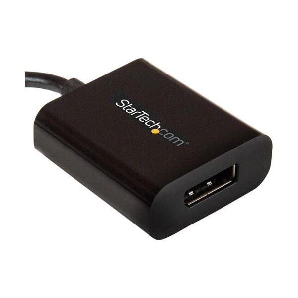 (まとめ）StarTechUSB-C-DisplayPort変換アダプタ 4K/60Hz CDP2DP 1個〔×3セット〕_1