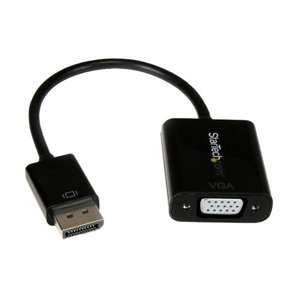 (まとめ) StarTech DisplayPort1.2-VGA変換アダプタ 1920×1200 ブラック DP2VGA3 1個 〔×5セット〕