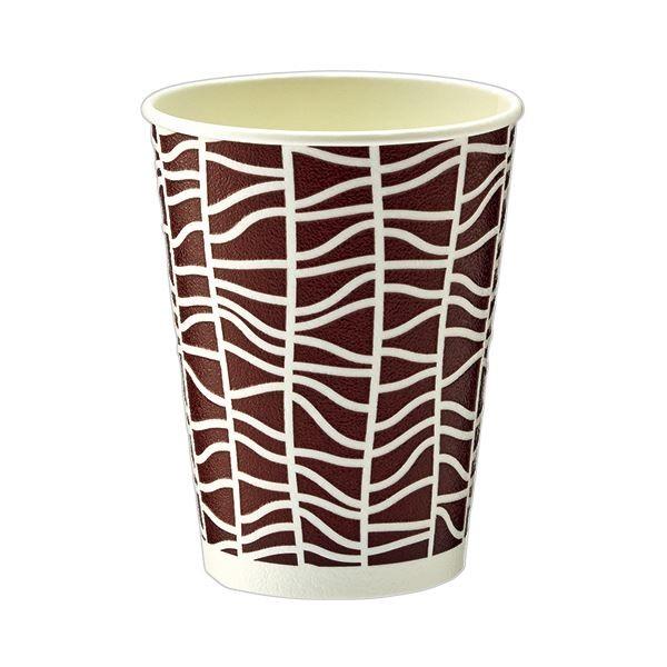 (まとめ) TANOSEE 断熱レリーフカップ 和-Taste 273ml(9オンス) 1パック(50個) 〔×10セット〕の画像
