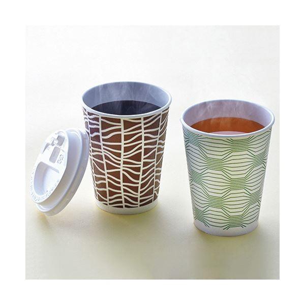 (まとめ) TANOSEE 断熱レリーフカップ 和-Taste 273ml(9オンス) 1パック(50個) 〔×10セット〕の画像