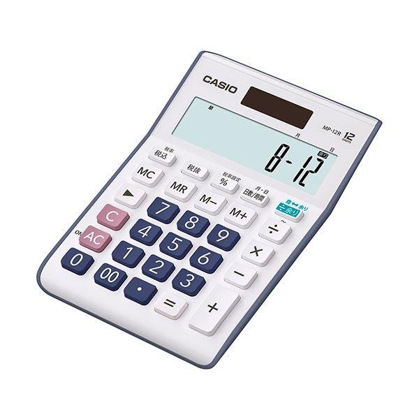 (まとめ) カシオ 余りと言えば数えること計算器 12桁MP-12R-N 1台 〔×10仕かける〕