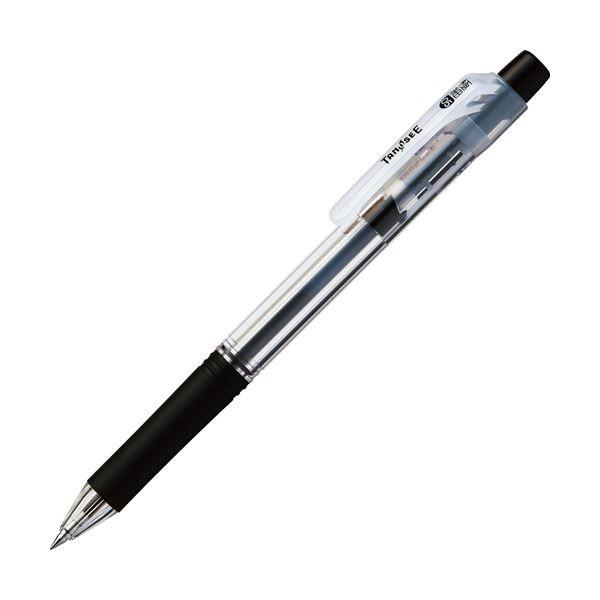 生まれのブランドで (まとめ) 〔×10セット〕 1セット（10本） 黒 0.5mm ロング芯タイプ ノック式油性ボールペン TANOSEE 万年筆