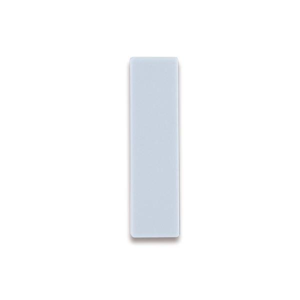 (まとめ) ライオン事務器 人名プレート裏面マグネット付 W22×H82×D5mm 灰 No.10 1パック（10枚） 〔×10セット〕