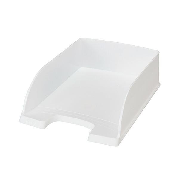 (まとめ) ライツ レタートレー ジャンボ ホワイトA4 5233-00-01 1個 〔×10セット〕