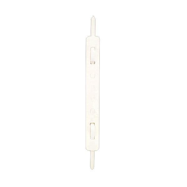 (まとめ) ライオン事務器 紙製ファスナー 粘着テープ付 約70枚収容 ファスナー+ストッパー各30本 No.8K 1パック 〔×10セット〕