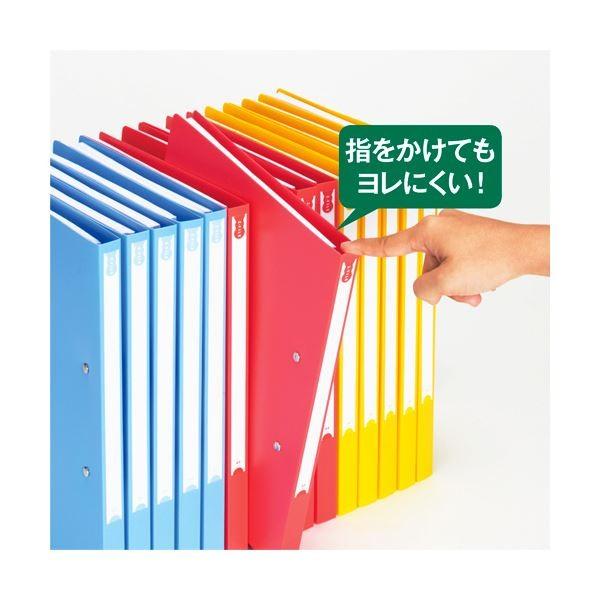 (まとめ) TANOSEE Zファイル（PP表紙） A4タテ 100枚収容 背幅20mm クリア 1セット（10冊） 〔×10セット〕_2