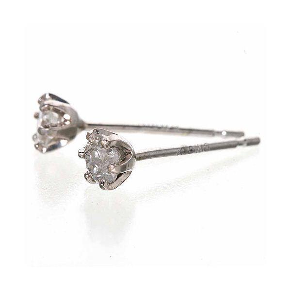 N*︎様 K18WG 0.2カラット ダイヤモンド ピアス DAIYA（ダイヤ） ダイヤモンド ピアス 一粒 K18 0.2カラット