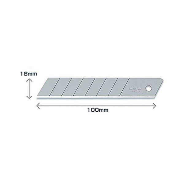 (まとめ) オルファ カッター替刃（大） L型 LB50K 1パック（50枚） 〔×10セット〕の画像