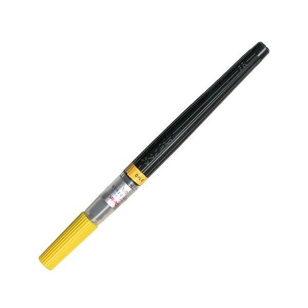 (まとめ) ぺんてる アートブラッシュイエローオレンジ XGFL-140 1本 〔×30セット〕