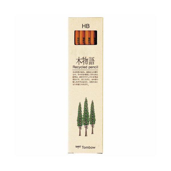 (まとめ) トンボ鉛筆 エコ鉛筆木物語 HBLA-KEAHB 1ダース（12本） 〔×30セット〕