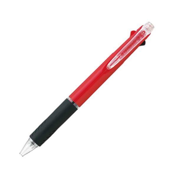 (まとめ) 三菱鉛筆 3色ボールペン ジェットストリーム 0.5mm （軸色 赤） SXE340005.15 1本 〔×30セット〕