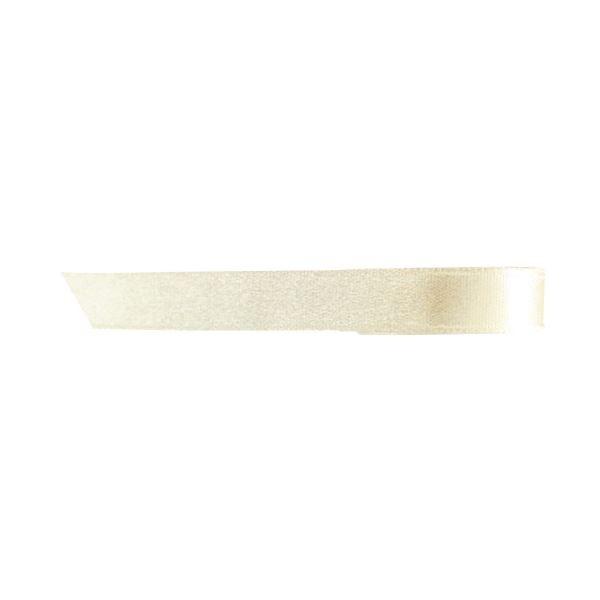 (まとめ) ヘッズ 片面サテンリボン幅10mm×30m アイボリー 1022R 1巻 〔×30セット〕