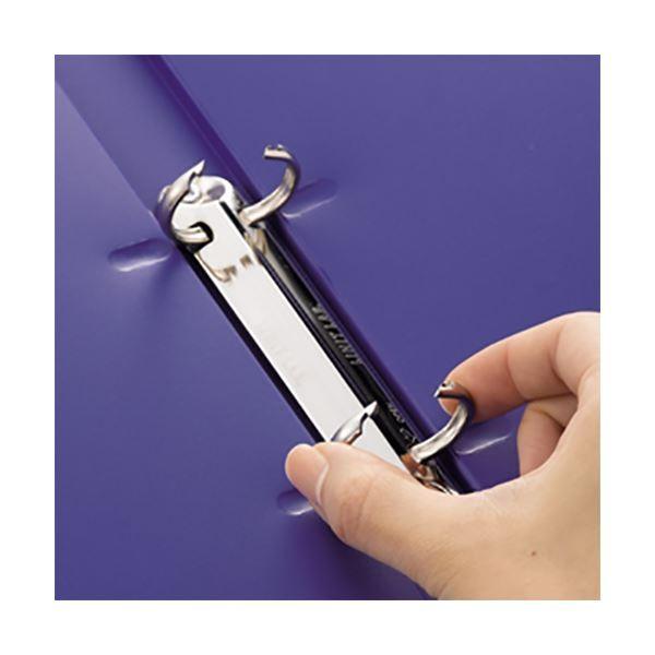 (まとめ) リヒトラブ Avanti リングファイル（カドロック＆ツイストリング） A5タテ 2穴 200枚収容 背幅36mm 青 F-881U-8 1冊 〔×30セット〕の画像