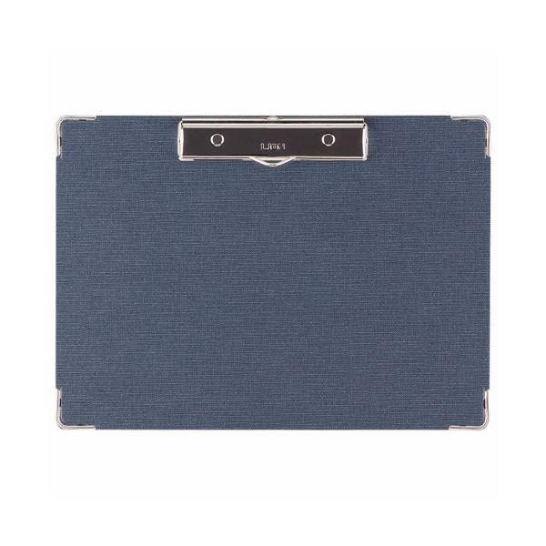 (まとめ) ライオン事務器 ボール用箋挟 A4ヨコ 紺 No.121 1枚 〔×30セット〕