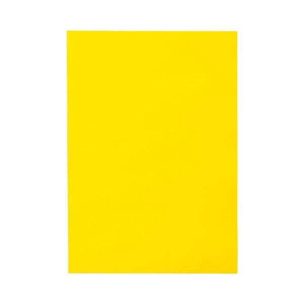 (まとめ) TANOSEE 色画用紙 四つ切 ひまわり 1パック（10枚） 〔×30セット〕