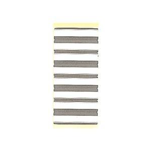 (まとめ) ライオン事務器 フォルダーラベル60×33mm 灰 136-91 1パック(40片) 〔×50セット〕