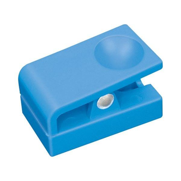(まとめ) ミツヤ プラマグネットクリップ 小 青 ME-PMCSK-BU 1個 〔×50セット〕