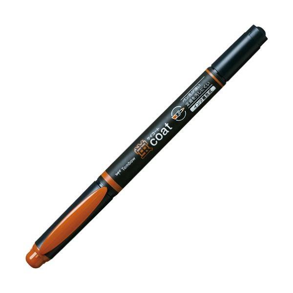(まとめ) トンボ鉛筆 蛍コート ツインタイプちゃいろ WA-TC31 1本 〔×100セット〕