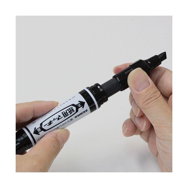 (まとめ) ゼブラ 水性マーカー紙用マッキー（太+細）用インクカートリッジ オレンジ RWYT5-OR 1パック（2本） 〔×100セット〕の画像