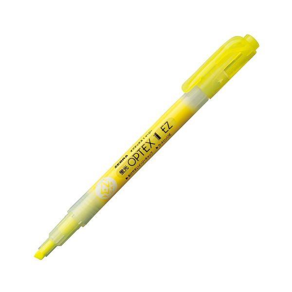 (まとめ) ゼブラ 螢光オプテックス1 EZ 黄 WKS11-Y 1本 〔×300仕掛ける〕 キッチン、日用品、文具-万年筆