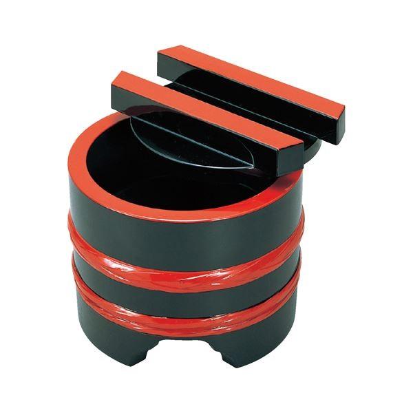 DX特大釜あげ/和食器 〔黒に朱吊りひも 内黒 A〕 差しわたし200×190粍 1500竓 日本製 〔和食 小料理屋 赤ちょうちん バス発着場 お店〕 食器、グラス、カトラリー-キッチン、日用品、文具
