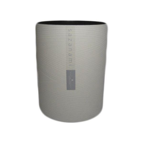 (まとめ) 砂ぼこりボックス席/紙くずかご 〔S大きさ 象牙色〕 静電容量(約)：3.4L 筒型 『背中合わせ』 〔18個仕掛ける〕 家具、インテリア-インテリア雑貨-ゴミ箱、ダストボックス