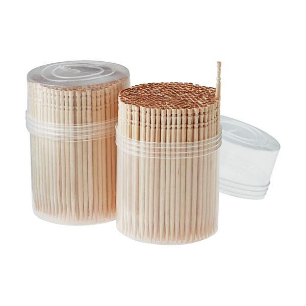 （まとめ）大和物産 デイリーズ つま楊枝 1パック（約800本：約400本×2個）〔×50セット〕