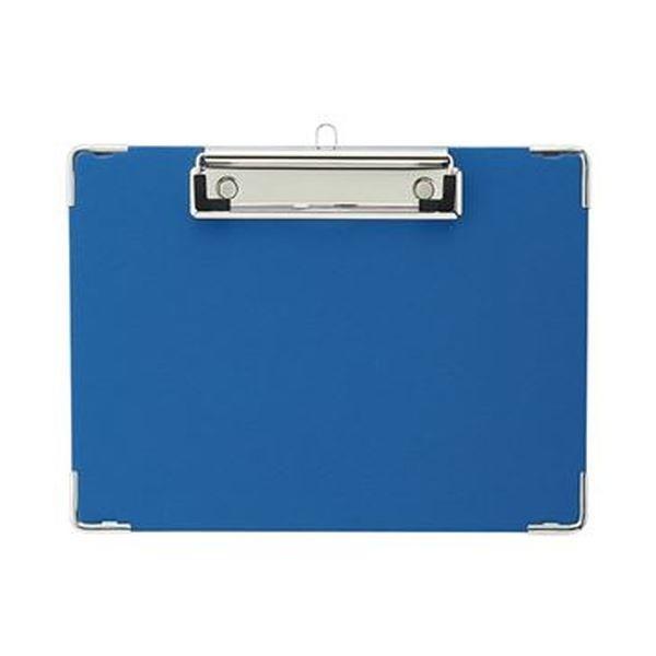 （まとめ）TANOSEE 用箋挟 A5ヨコ ブルー 1枚〔×50セット〕