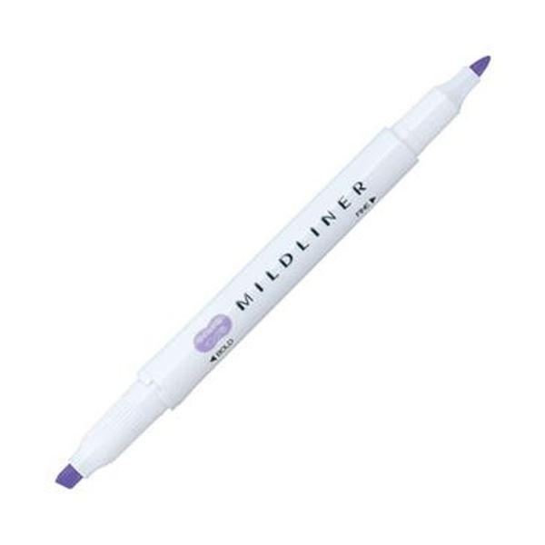 （まとめ）ゼブラ 生産ライン目じるし マイルドライナーマイルドバイオレット WKT7-MVI 1仕掛ける（10本）〔×20仕掛ける〕 文具、ステーショナリー-筆記用具-万年筆