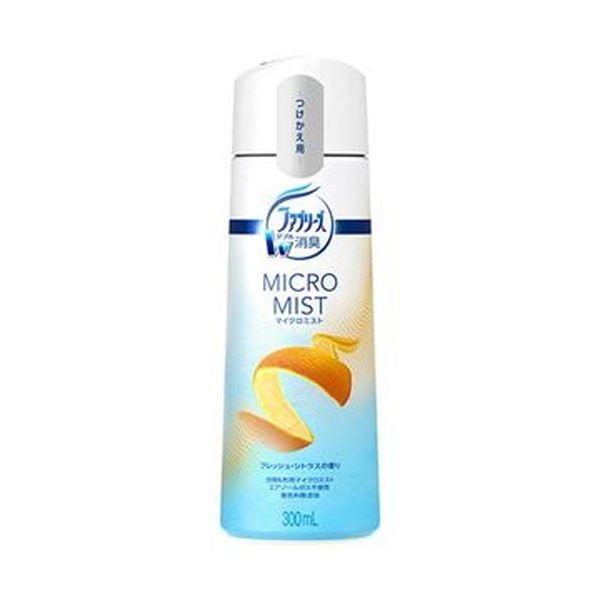 （まとめ）P＆G ファブリーズマイクロミスト フレッシュ・シトラスの香り つけかえ用 300ml 1本〔×20セット〕