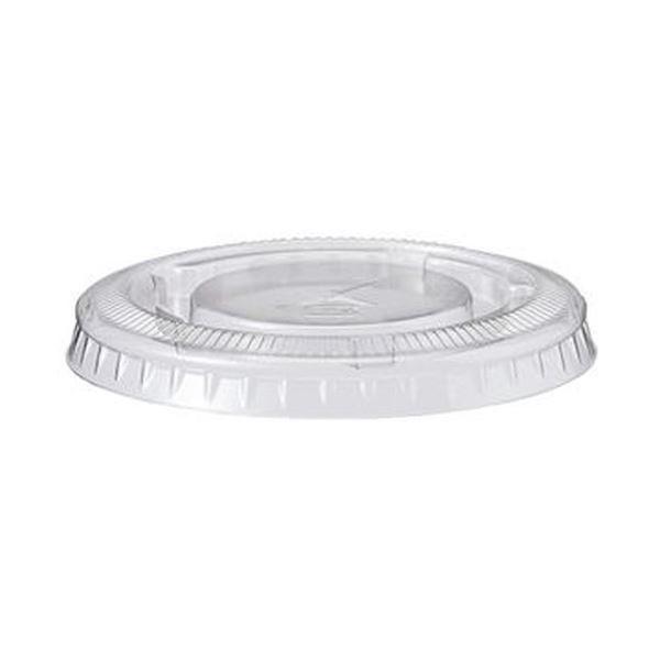 （まとめ）TANOSEE PETカップ フタ220ml用 1パック（100枚）〔×20セット〕