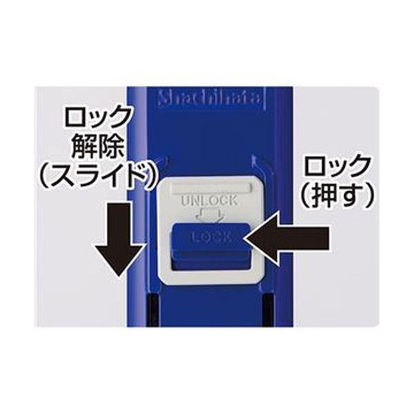 （まとめ）シヤチハタ ワンタッチ式印鑑ホルダーハンコ・ベンリN オレンジ CPHN-A3 1個〔×20セット〕の画像