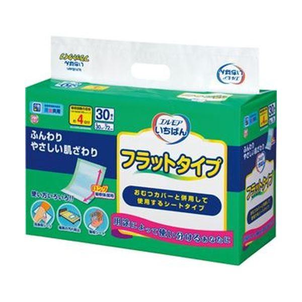 （まとめ）カミ商事 エルモア いちばんフラットタイプ 1パック（30枚）〔×10セット〕