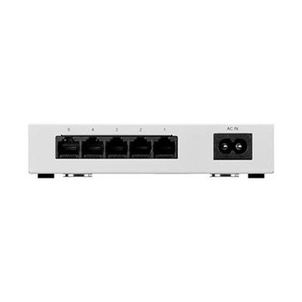 （まとめ）バッファロー Giga対応スイッチングハブ 金属筐体 電源内蔵 5ポート ホワイト LSW6-GT-5NS/WH 1台〔×3セット〕_2