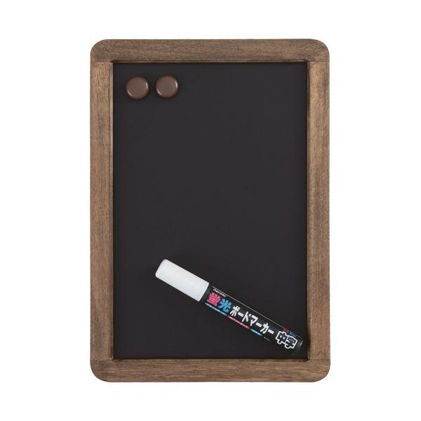 （まとめ）レイメイ藤井 アンティークブラックボード ナチュラル A4 LNB185 1枚 〔×5セット〕