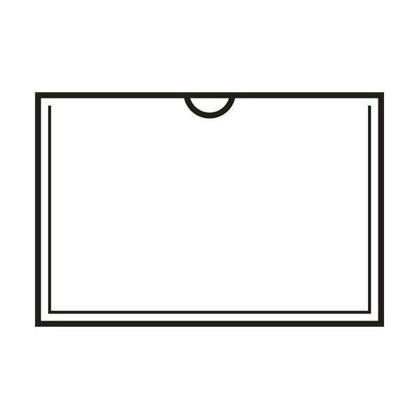 （まとめ）TANOSEE ソフトカードケース B8 半透明（梨地クリア） 再生オレフィン製 1セット（20枚） 〔×10セット〕_1