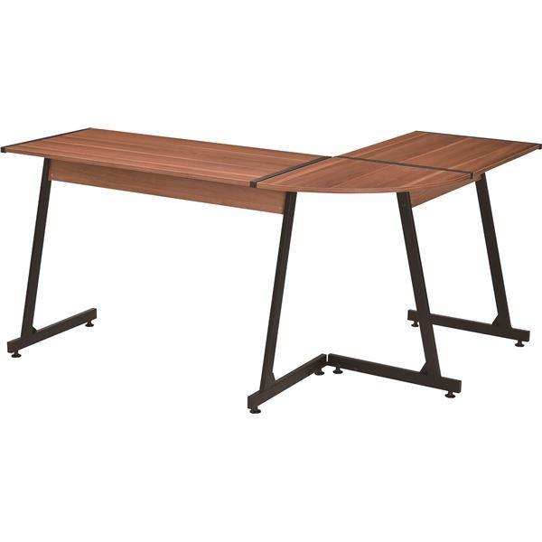 デスク 机 パソコンデスク コーナーデスク 幅147cm L字型 スチール
