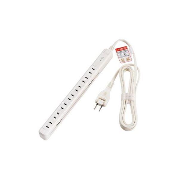 （まとめ）朝日電器 スリム回転タップ7個口2m WBS-SL702SB（W）〔×3セット〕