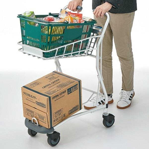 スーパーメイト アルミ製ショッピングカート(抗菌ハンドル仕様) AC