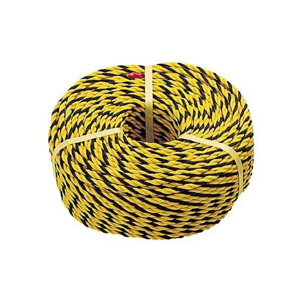 TRUSCO 目じるし索条 3つ打 線径10mm×長さ200m R-12200T 1巻 洗濯用品-物干し竿、ロープ-キッチン、日用品、文具