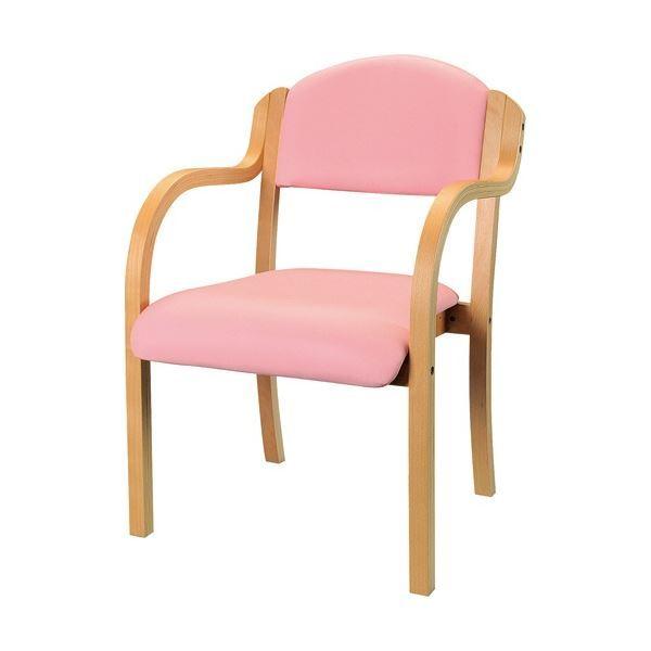 ダイニングチェア | 井上金庫販売 木製チェア 肘付タイプ ピンク 井上金庫販売 木製チェア 肘付タイプ ブラック IKD-01VBK 1脚 |b04 井上
