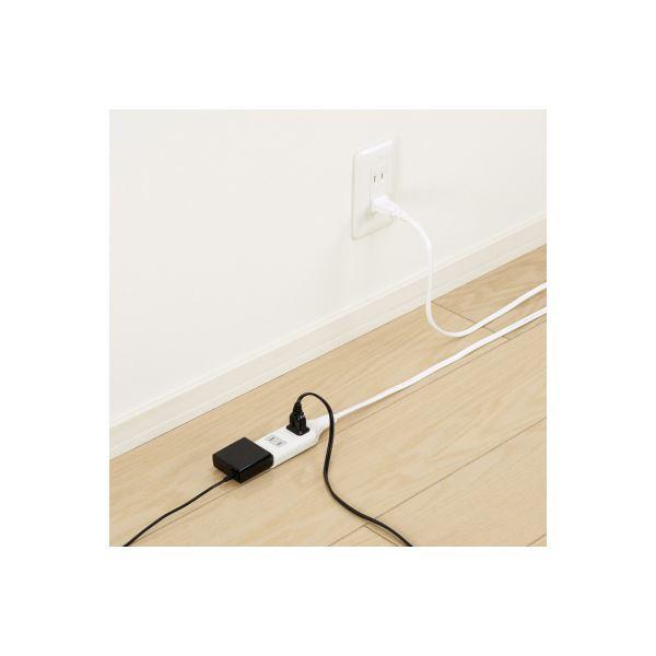 〔5個セット〕 YAZAWA テーブルタップ 3個口 10m ホワイト HSL3010WHX5_2