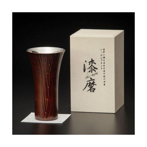 ウチキ 漆磨 漆塗りカップ 和然檀 和然檀+ (わもだんぷらす) シングルカップ L 赤 (紫檀) SCS-L202の画像